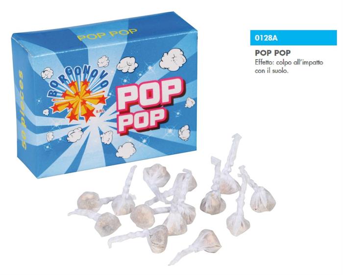 POP POP EFFETTO: COLPO ALL'IMPATTO CON IL SUOLO x50PZ