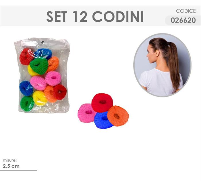 ELASTICI X CAPELLI PZ.12 2.5CM DEL GIUDICE