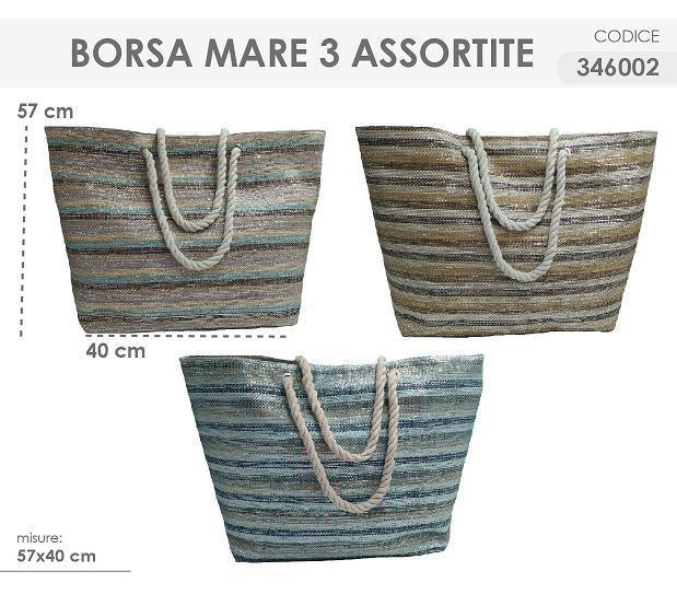 BORSA MARE 57X40CM 3ASS.
