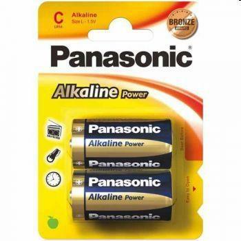 BATTERIA PANASONIC ALK. POWER MEZZA TORCIA BL.2PZ
