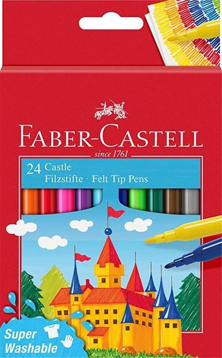 COLORI A SPIRITO DA 24 FABER SUPER LAVABILE