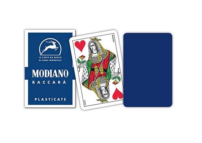 CARTE BACCARA F/N BLU MODIANO