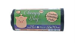 SACCHETTI NU 55X70 CHEAPY BASIC 15PZ NERI