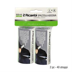 SPAZZOLA ADESIVA RICAMBIO 40FG CF.2PZ