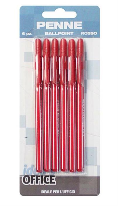 PENNA SFERA ROSSA CF.6PZ