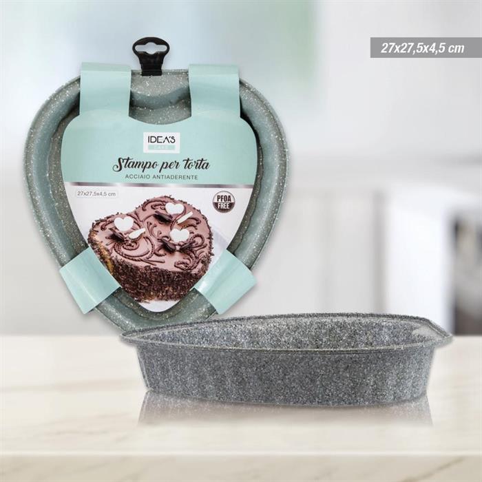 STAMPO PER TORTE CUORE 27*27.5*4.5CM