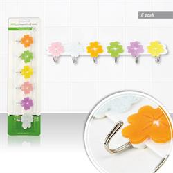 APPENDINO 6 GANCI FIORE CM.31X5,5X2,2
