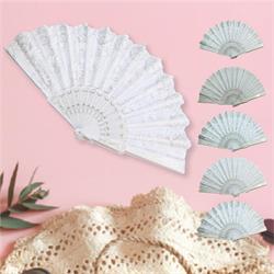 VENTAGLIO FIORI CM.23X4 BIANCO