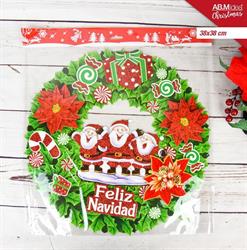 STICKER VETRI CHRISTMAS CM.38X38
