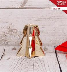 PORTACANDELA CERAMICA CM.5X5X8 ORO