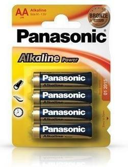 BATTERIA PANASONIC STILO ALK.POWER 4PZ.