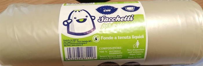 SACCHI NU 90X120 EKOBAG AMBRA TIPO 1000 PESANTE