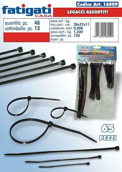 FASCETTE SET 65PZ. ASS.