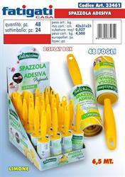 LEVAPELUCCHI SPAZZOLA ADESIVA 48FG PROF.LIMONE CF.24PZ