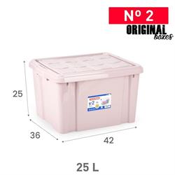 SCATOLA MULTIUSO Nº02 25L ROSA