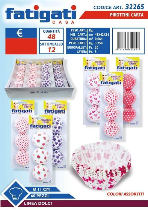 DOLCI PIROTTINO DA 115MM BL.50PZ