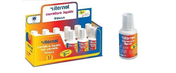 CORRETTORE LIQUIDO C/PENNELLO CF.12PZ