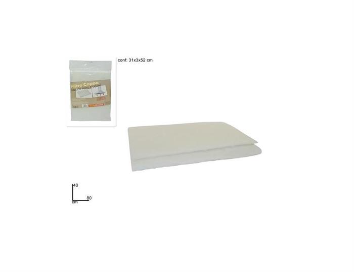FILTRO CAPPA 40X80CM BIANCO