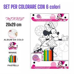 ALBUM DA COLORARE +COLORI 20X29 MINNIE