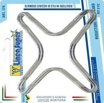 RIDUTTORE FORNELLI 2 PZ IN ACCIAIO