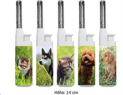 ACCENDIGAS CORTO LUX 50PZ CANE E GATTO