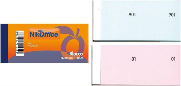 BLOCCO NUMERATO 1-1000