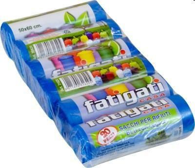 SACCHETTI NU 50X60 C/LACCI 20PZ BLU
