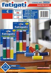 CUCITO FILATO 6PZ.COLORATE