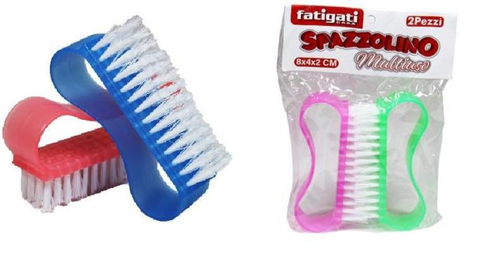 SPAZZOLINO UNGHIA 2PZ.