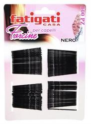 MOLLETTE X CAPELLI NERE CF.100PZ FATIGATI