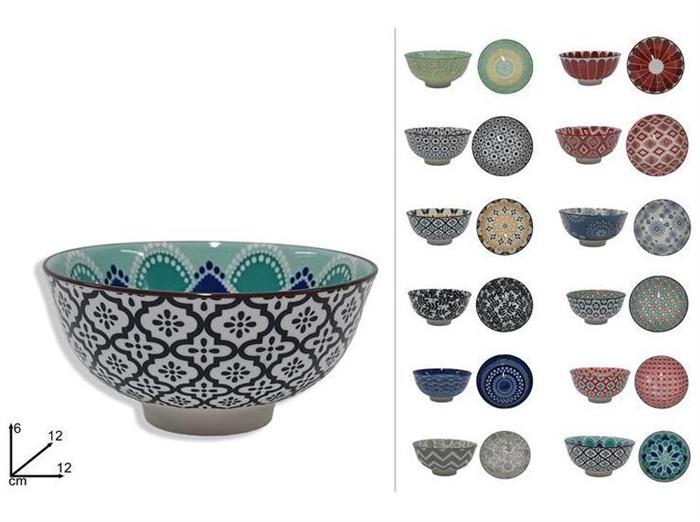 CIOTOLA IN CERAMICA DIAM.12 12 ASSORTIMENTI