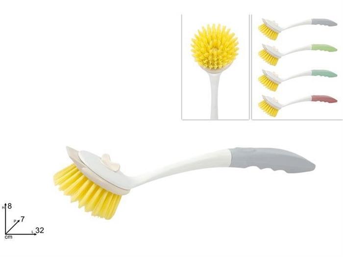 SPAZZOLA LAVAPIATTI MULTIUSO 4 COLORI