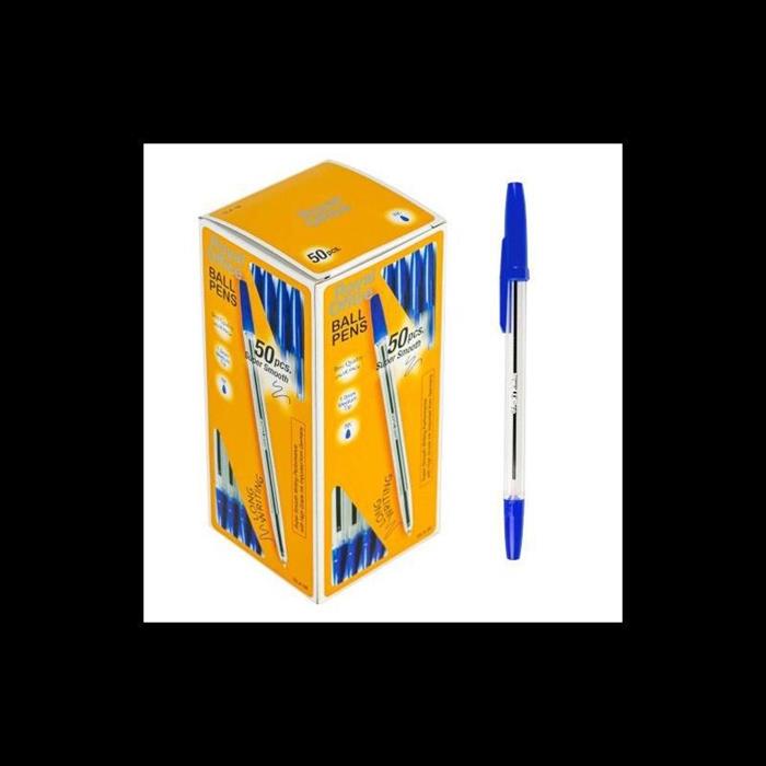 PENNA A SFERA CRISTAL 1.0 ROYAL OFFICE BLU'
