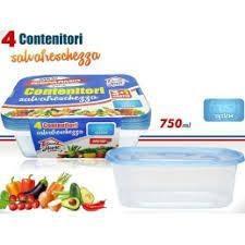 CONTENITORI OVALI 750ML 2PZ