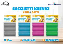 SACCHETTI IGIENICI X ANIMALI SET 3PZ