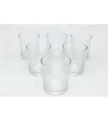 BICCHIERI 6PZ VETRO 260ML GIOIA MODELLO D