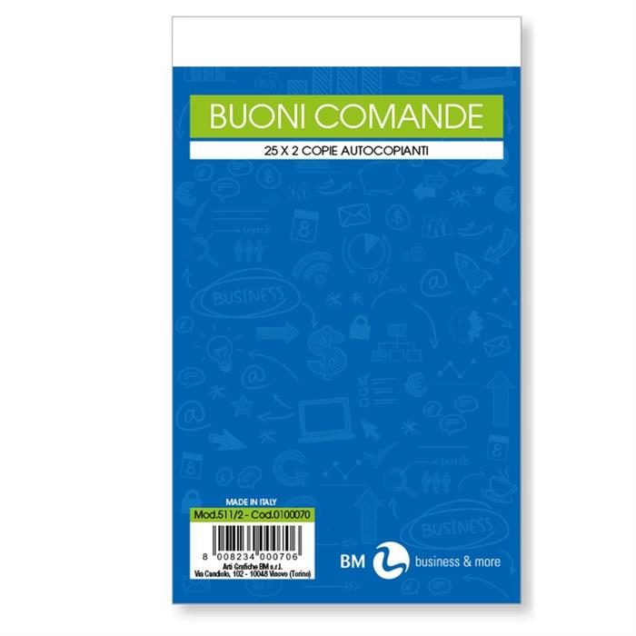 BLOCCO COMANDE 2 COPIE 10X17 AUTORIC.BM