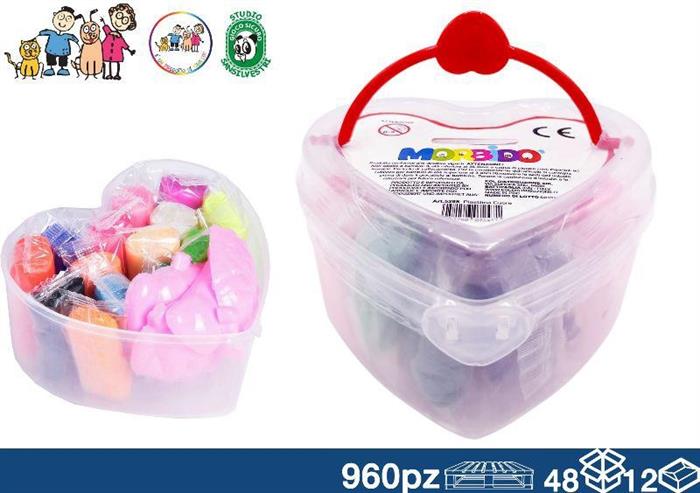 PLASTILINA BIG CUORE 12X11 14PZ+5F.48/12
