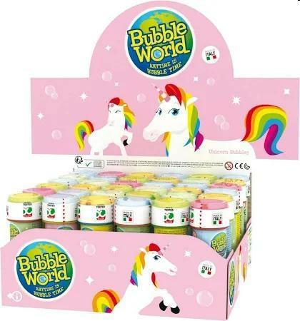 BOLLE DI SAPONE UNICORNO DISPLAY 36PZ