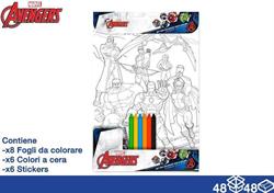 ALBUM DA COLORARE +COLORI 20X29 AVENGERS