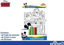 ALBUM DA COLORARE +COLORI 20X29 MICKEY