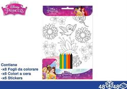 ALBUM DA COLORARE +COLORI 20X29 PRINCIPESSA