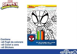 ALBUM DA COLORARE +COLORI 20X29 SPIDEY