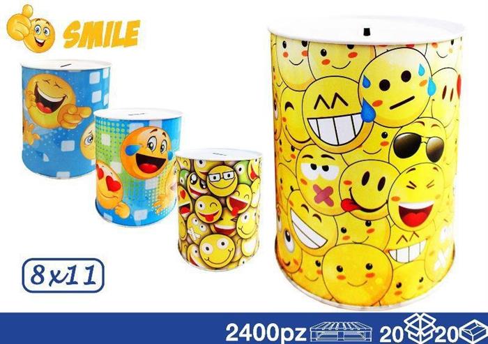 SALVADANAIO LATTA 08X11 EURO  SMILE