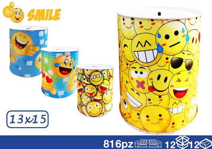 SALVADANAIO LATTA 13X15 SMILE