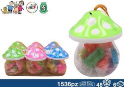 PLASTILINA FUNGO BIG 12X7CM 12 PZ