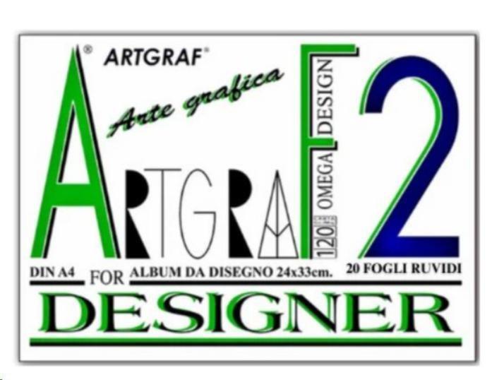 ALBUM F2 ARTGRAF 24X33 RUVIDO CF.25PZ