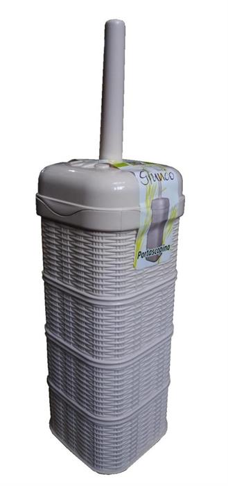 PORTASCOPINO GIUNCO CON SCOPINO BEIGE