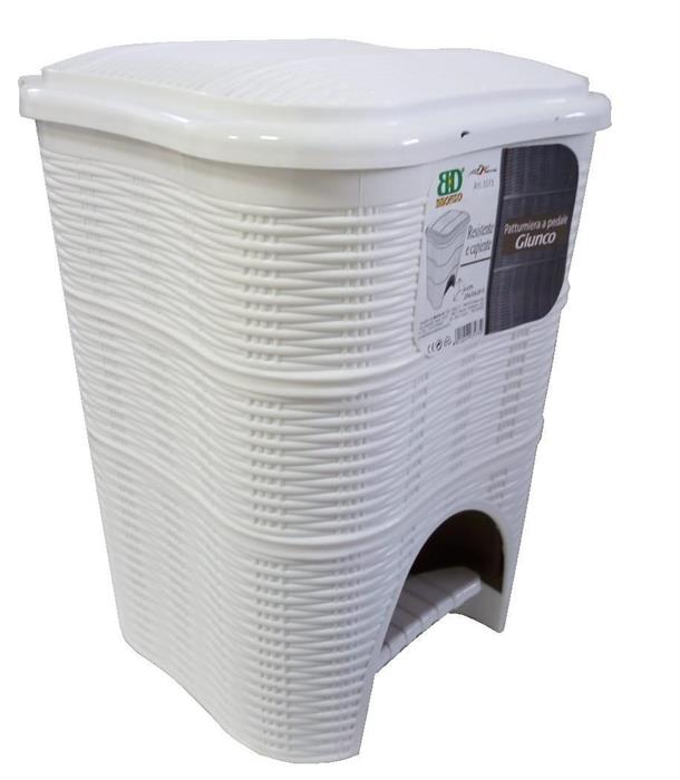 PATTUMIERA A PEDALE GIUNCO LT.8 BEIGE