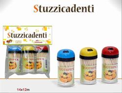STUZZICADENTI BARATTOLO SET 3 PZ 450PZ